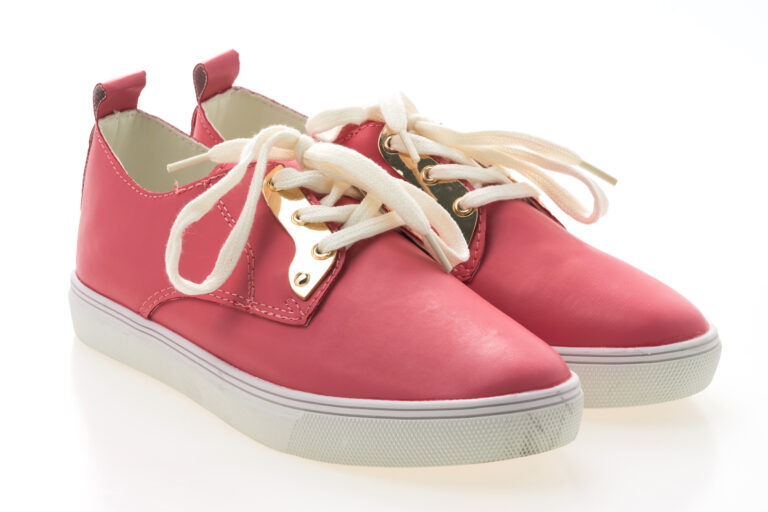 Woman shoes isolated on white background